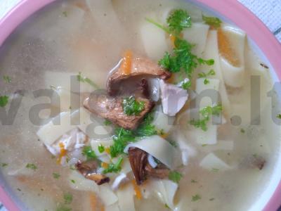 Sriuba su voveraitėmis ir makaronais pagrindine nuotrauka