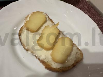 Originalus sumuštinis su dviem sūrio rūšimis Žingsnis 2