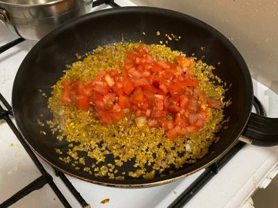 Bulguras su pomidorais Žingsnis 5