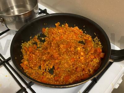 Bulguras su pomidorais Žingsnis 6