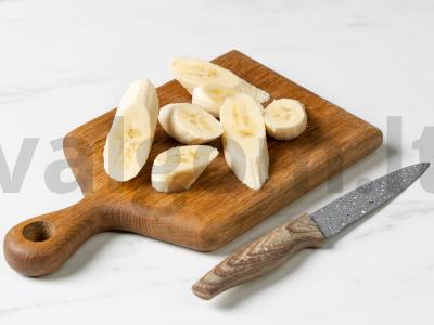 Bananu karamelėje Žingsnis 1