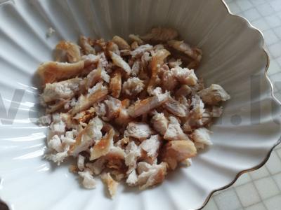 Pupelių salotos su vištiena Žingsnis 3