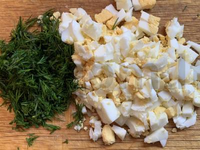 Mėsos pyragas su svogūnais Žingsnis 2