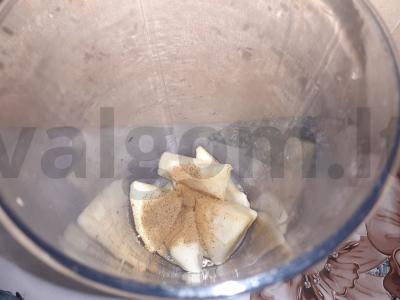 Obuolių, prieskonių ir mung pupelių daigų kokteilis Žingsnis 1