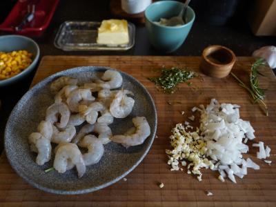 Tako su krevetėmis, čili ir sūrio padažu Žingsnis 4