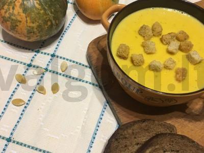 Moliūgų kremas-supas Žingsnis 3