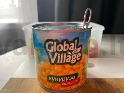 Krevetėmis sluoksniuotas salotas Žingsnis 4