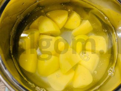 Kalakutų salotos „Gribų“ Žingsnis 1