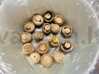 Kalakutų salotos „Gribų“ Žingsnis 2