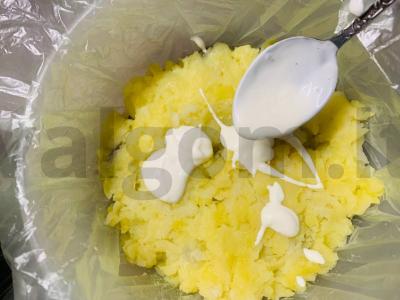 Kalakutų salotos „Gribų“ Žingsnis 4