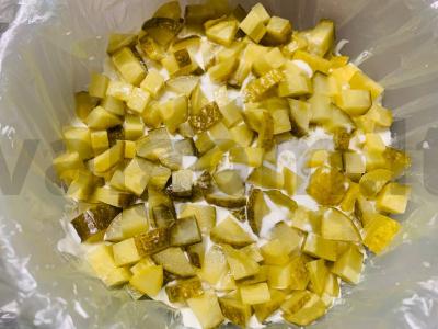 Kalakutų salotos „Gribų“ Žingsnis 5