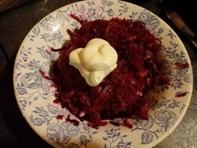 «Silkė po šubą» be morkų Žingsnis 4