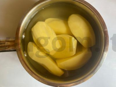 Patiekalas „Berro“ iš bulvių ir kiaulienos Žingsnis 1