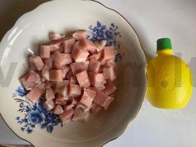 Patiekalas „Berro“ iš bulvių ir kiaulienos Žingsnis 2