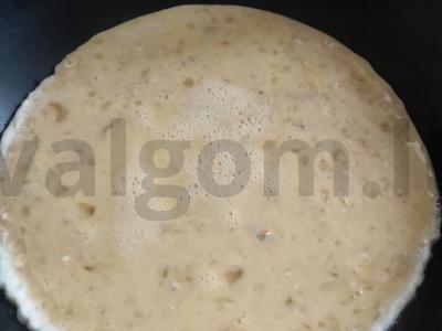 Avižų blynas pusryčiams Žingsnis 4