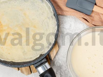 Vegetariškos blynai agurkų marinate Žingsnis 2