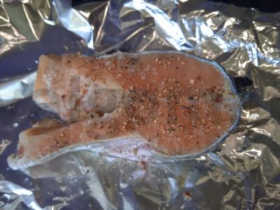 Upėtakis su grietinėlės, ikrų ir mocarelos padažu Žingsnis 1