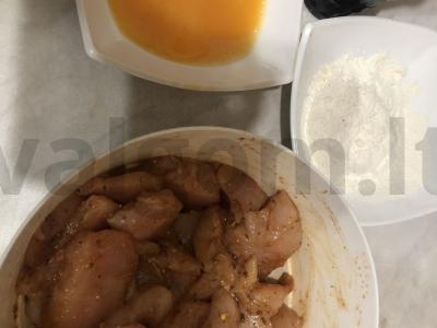 Am-nyam stripsai Žingsnis 1