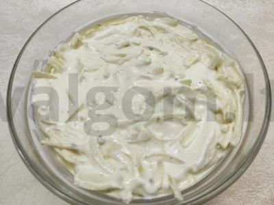 Jūros ešerys grietinės ir garstyčių padaže Žingsnis 2