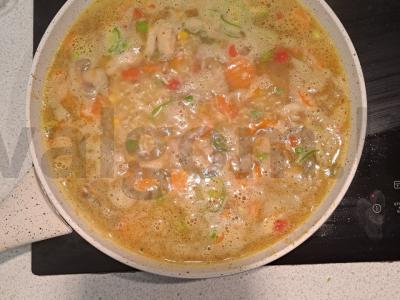 Ryžiai su daržovėmis, vištienos krūtinėle ir čili pipirais Žingsnis 5