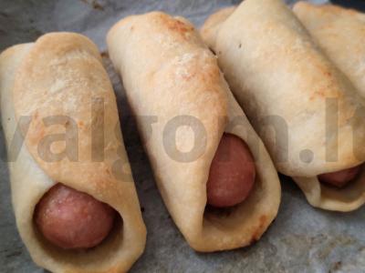 Dešrelės tešloje Žingsnis 3