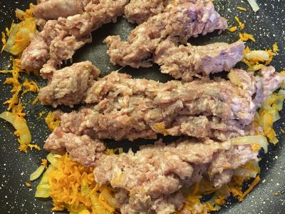 Faršas grietinėlės padaže Žingsnis 2