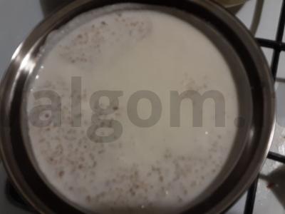 Pieninė košė iš miežių kruopų su džiovintu kumkvatu Žingsnis 1