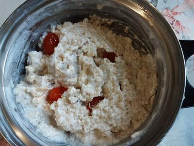 Pieninė košė iš miežių kruopų su džiovintu kumkvatu Žingsnis 2