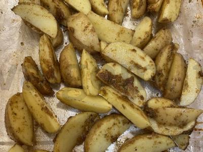 Kaimiška bulvytė su sūrio padažu Žingsnis 3