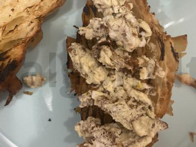 Kruasanas su omletu ir tunu Žingsnis 3