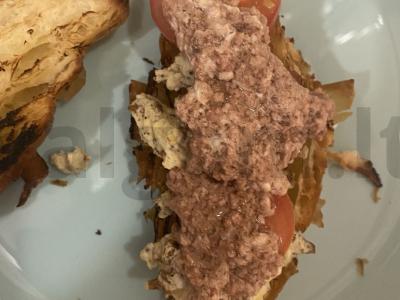 Kruasanas su omletu ir tunu Žingsnis 5