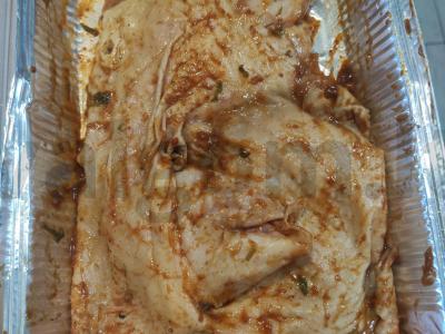 Be kaulų broileris barbekiu padaže Žingsnis 3