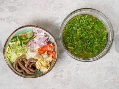 Kuksi su mėsa pagal korėjietišką receptą Žingsnis 7