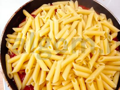 Penne pomidorų padaže Žingsnis 5