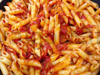 Penne pomidorų padaže Žingsnis 6