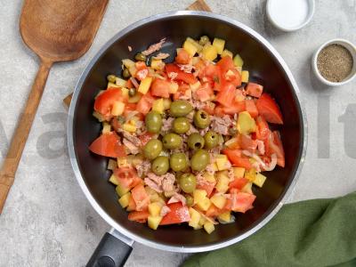 Daržovių troškinys su tunu savo sultyse Žingsnis 2