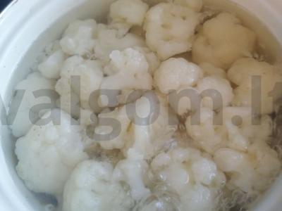 Rudai žiediniai kopūstai Žingsnis 1