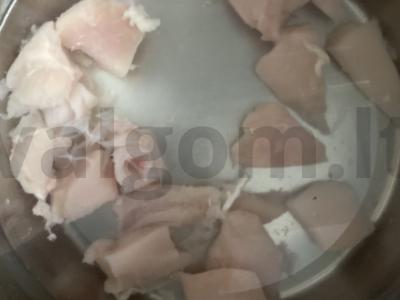 Grietinėlės sriuba su brokoliais ir vištiena Žingsnis 2