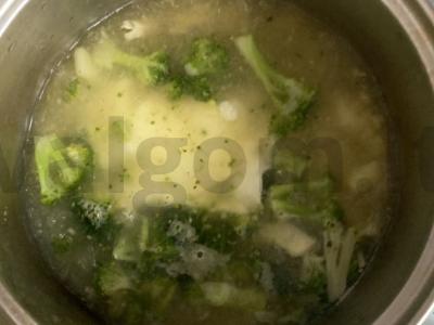 Grietinėlės sriuba su brokoliais ir vištiena Žingsnis 7