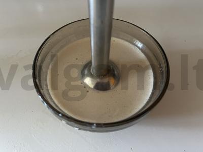 Oro pieno gėrimas iš virto kavos Žingsnis 4