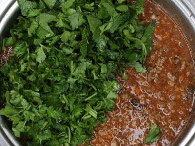 Spagečiai su aštriu bolonjezo padažu Žingsnis 2