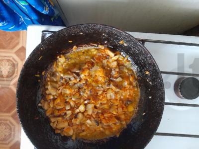 Vegetariškas grybų sriuba iš šampinjonų Žingsnis 4