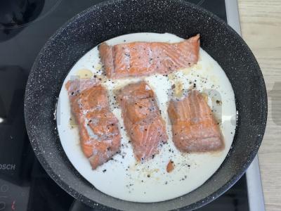 Švelni upėtakis grietinėlėje Žingsnis 3