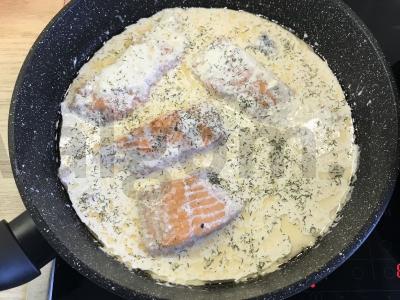 Švelni upėtakis grietinėlėje Žingsnis 4