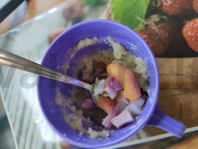 Bulvių rutuliukai su mėsa ir svogūnais Žingsnis 4