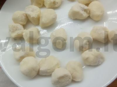 Koldūnai su varške „Patingėliai“ Žingsnis 5