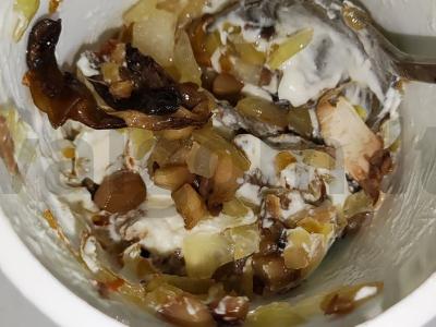 Įdaryti pievagrybiai su varškės sūriu Žingsnis 2