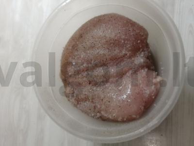 Džiovinta vištienos krūtinėlė Žingsnis 4