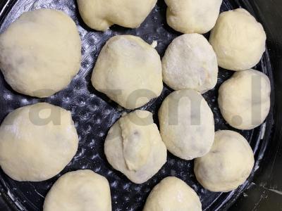 Kepiniai su virta saldžia grietinėle Žingsnis 2