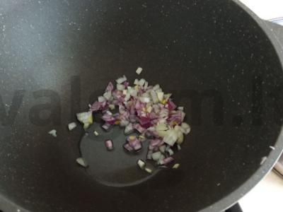 Saldus plovas su džiovintais vaisiais Žingsnis 1